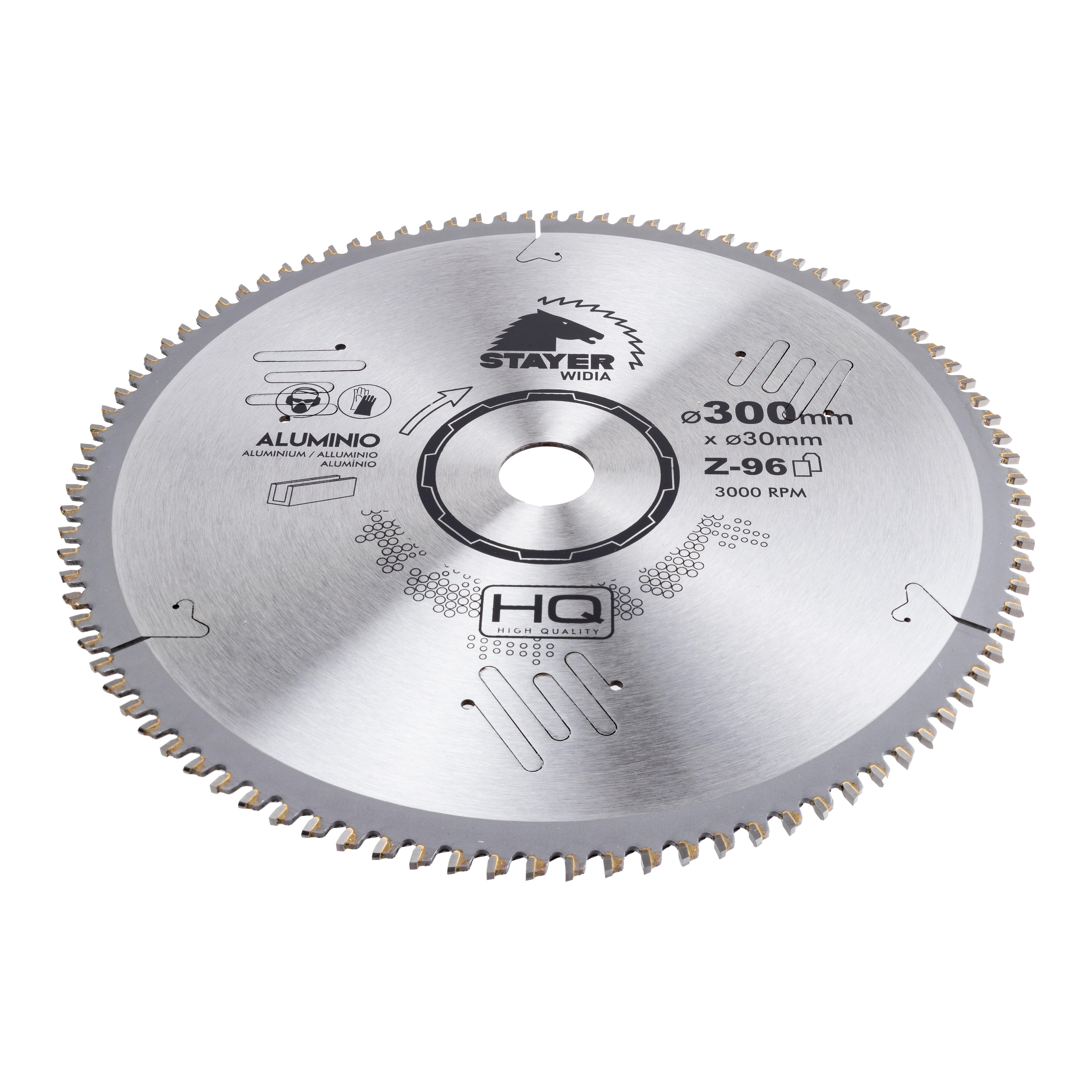 DISCO DE WIDIA CORTE ALUMINIO 300MM Z96 STAYER - 2