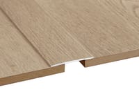 PERFIL TRANSICIÓN ADHESIVO DE ALUMINIO ROBLE BISELADO/URAL  90 CM - 2