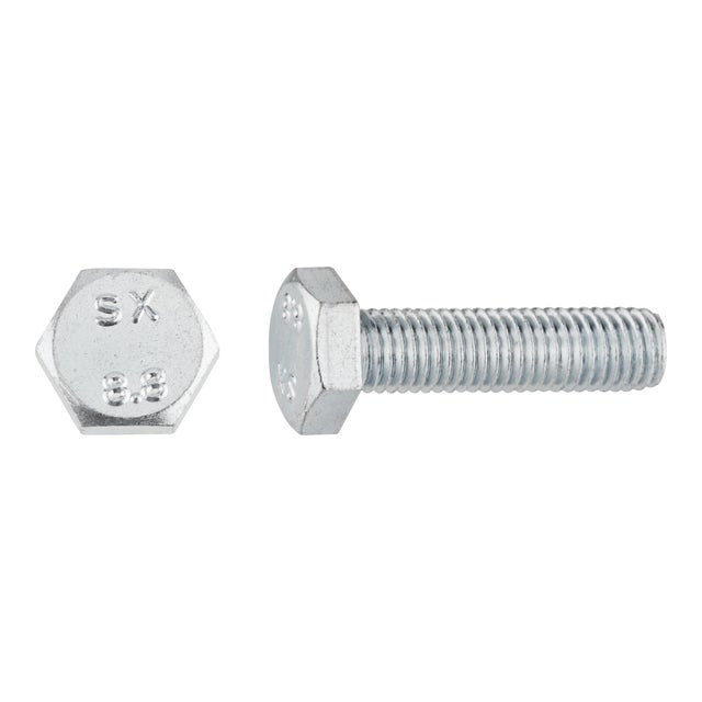 TORNILLOS MÉTRICOS HEXAGONALES PARA METAL CINCADOS 10X40MM. 50UDS