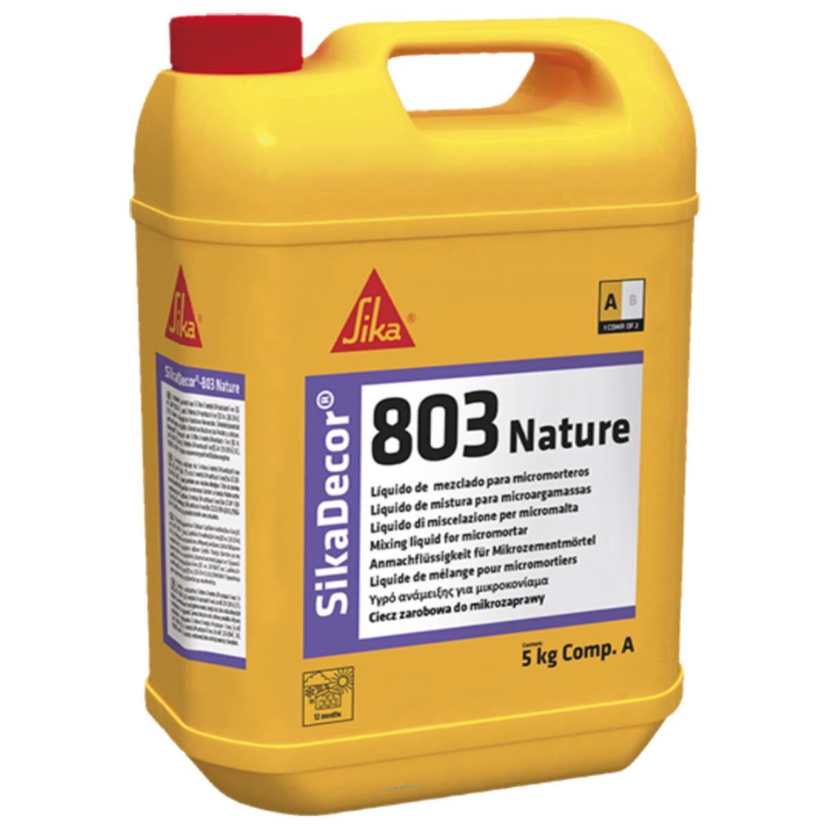 MORTERO DE REGULARIZACIÓN SIKADECOR-803 NATURE 30 KG BLANCO - 2