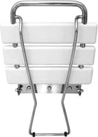 ASIENTO DUCHA CON PATA INOX BRILLO - 1