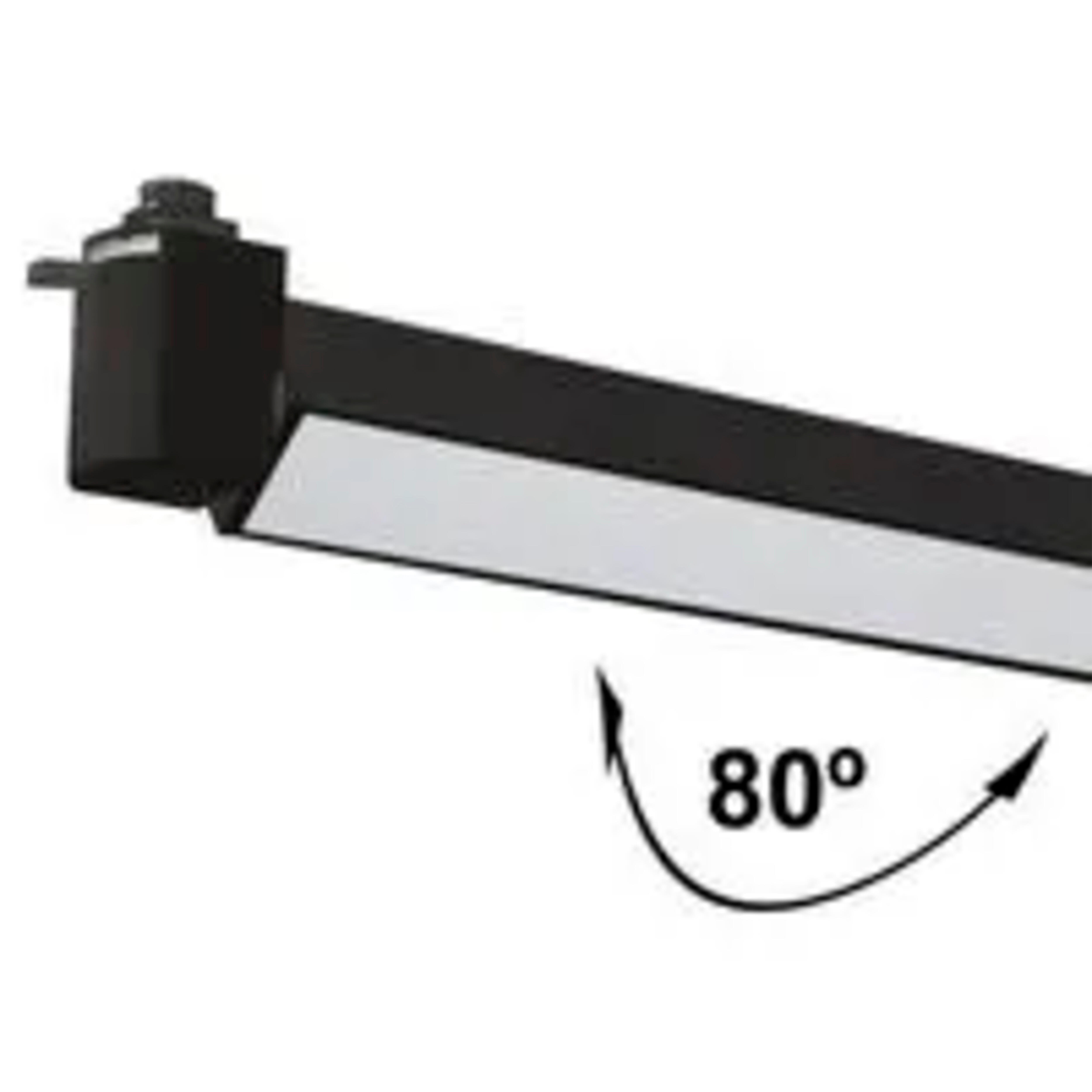 FOCO DE CARRIL LED MONOFÁSICO 24W NEGRO - 3