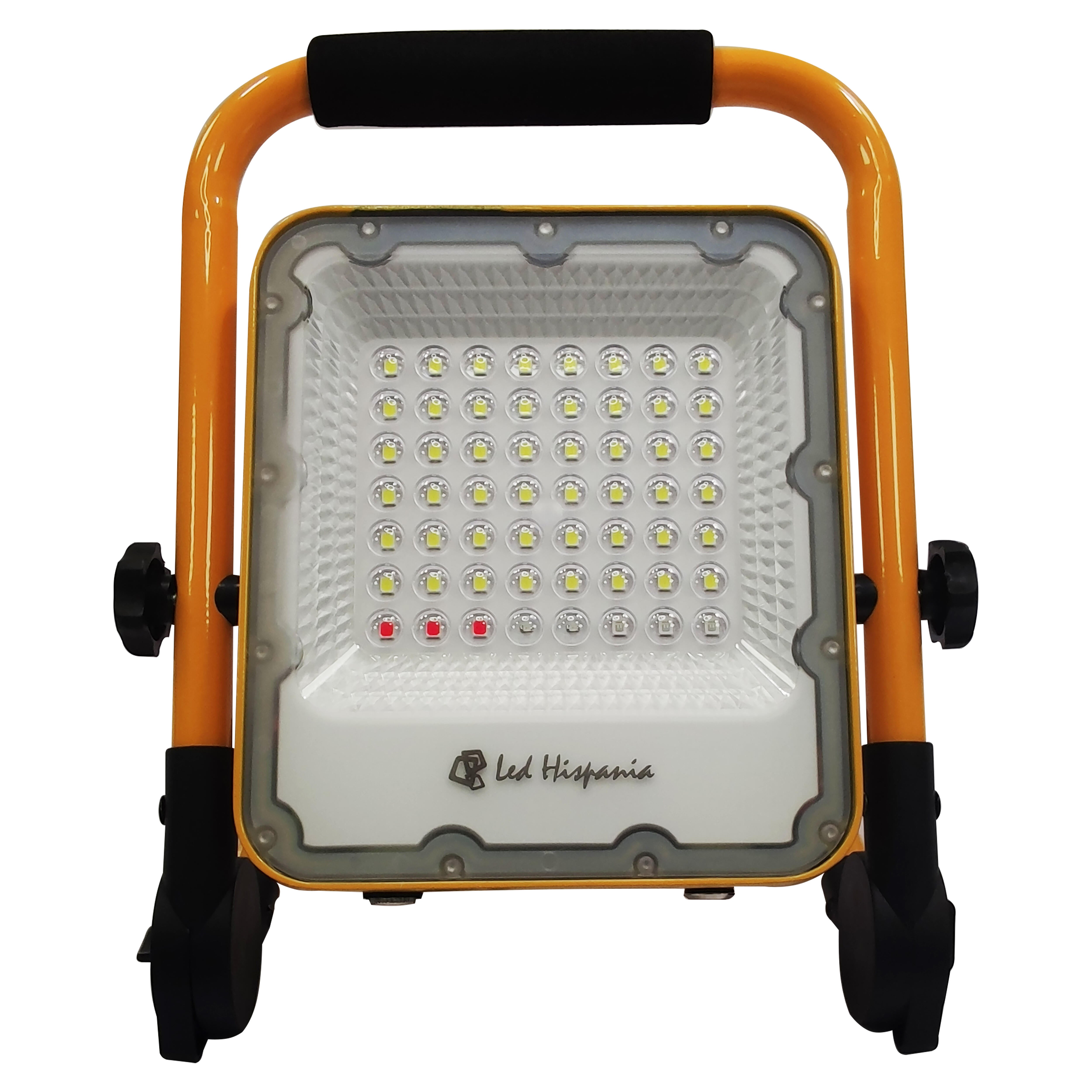 PROYECTOR LED PORTATIL RECARGABLE 30W CON PANEL SOLAR - 5