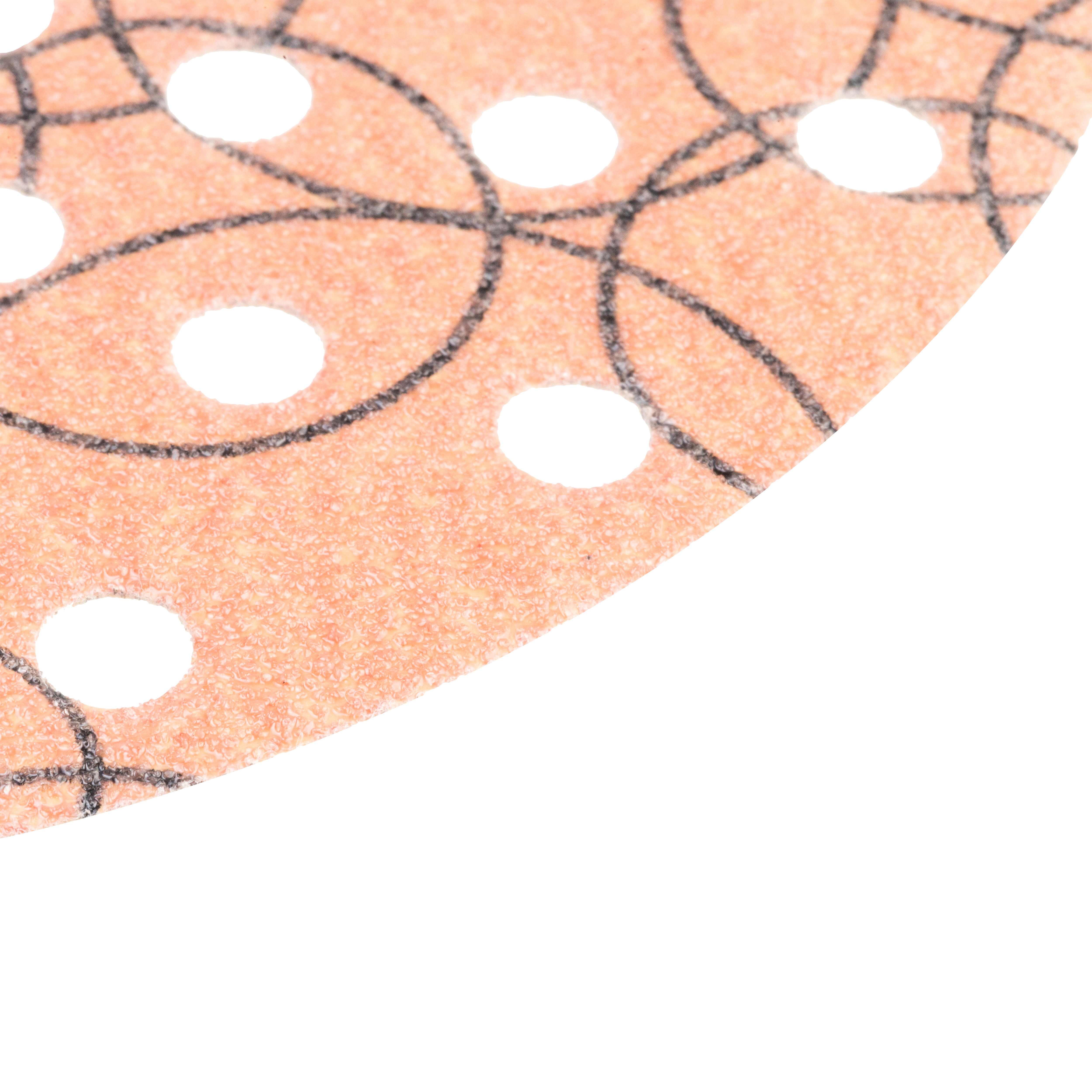 6 DISCOS DE LIJA 180MM MULTIPERFORADOS GRANO 80 - 3