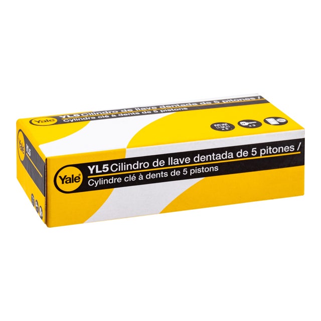 BOMBÍN CERRADURA 30X30MM CON 3 LLAVES YALE