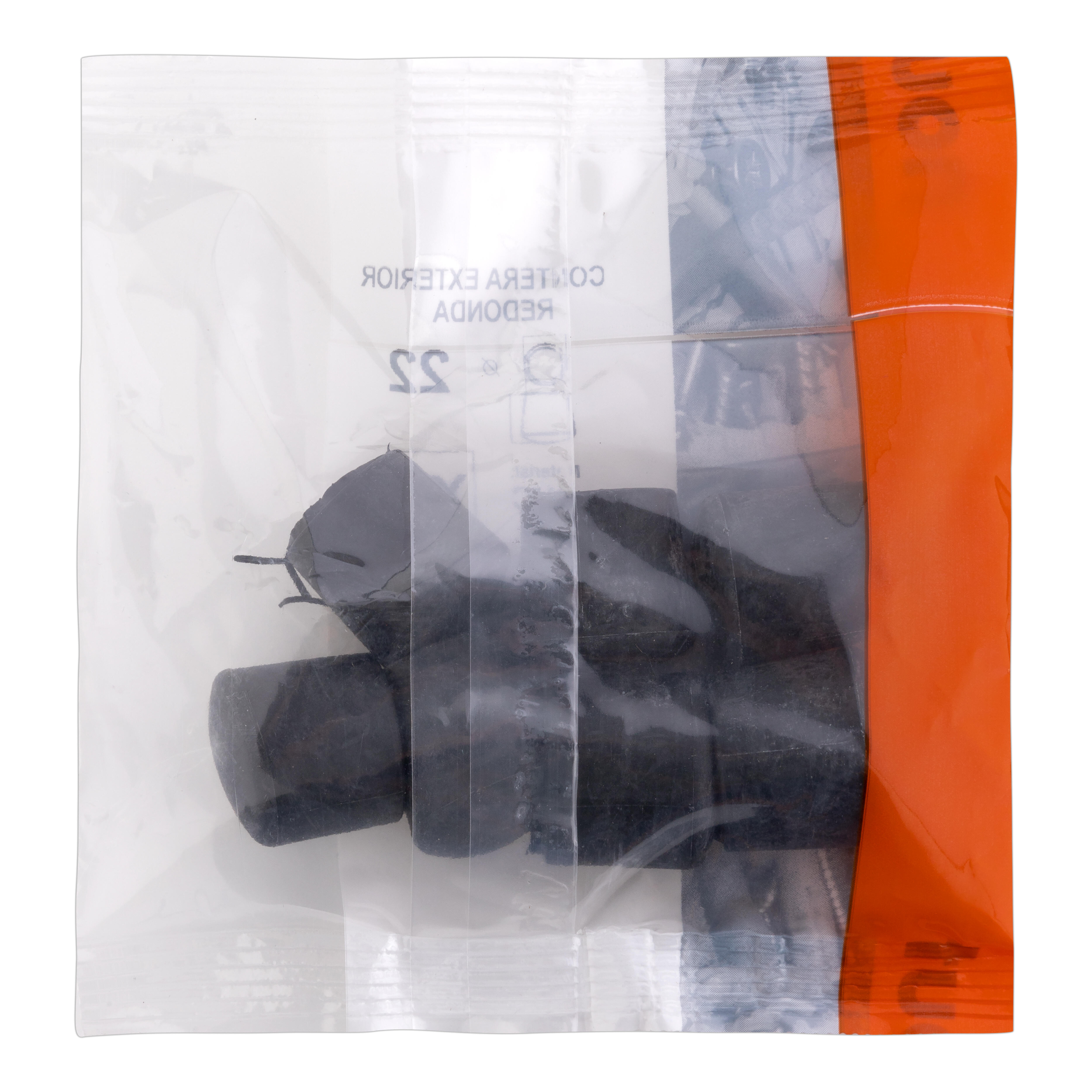 CONTERA EXTERIOR PLASTICO 22MM NEGRA 8 UDS - 2