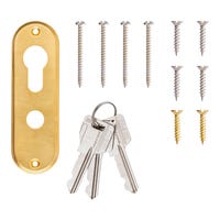 CERRADURA SOBREPONER 50  MM. 2556BP PINTADA DERECHA MCM  - 2