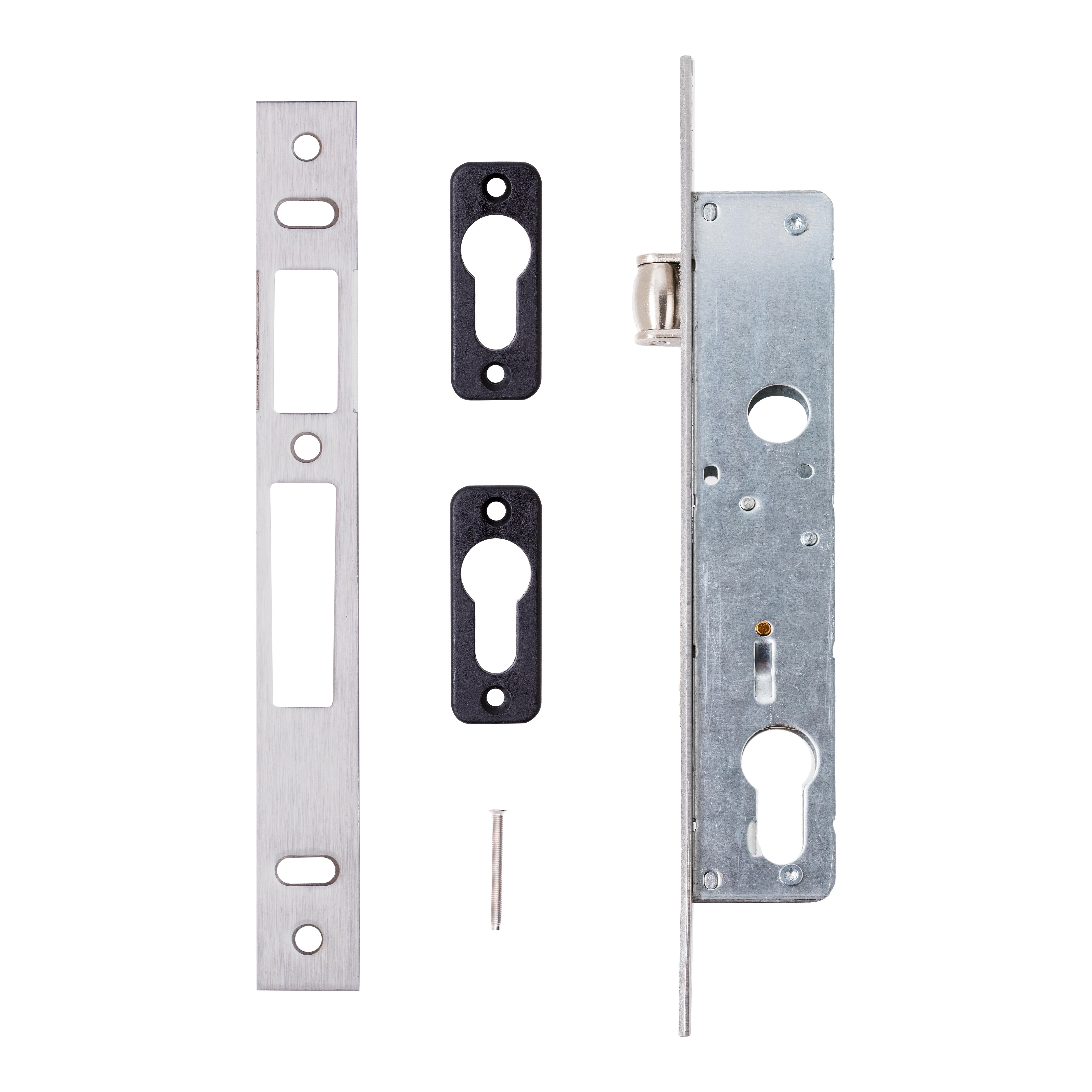 CERRADURA DE EMBUTIR PARA PUERTA DE METAL INTERIOR EN 25MM ACERO INOXIDABLE CON 3 LLAVES 421625AI TESA - 3