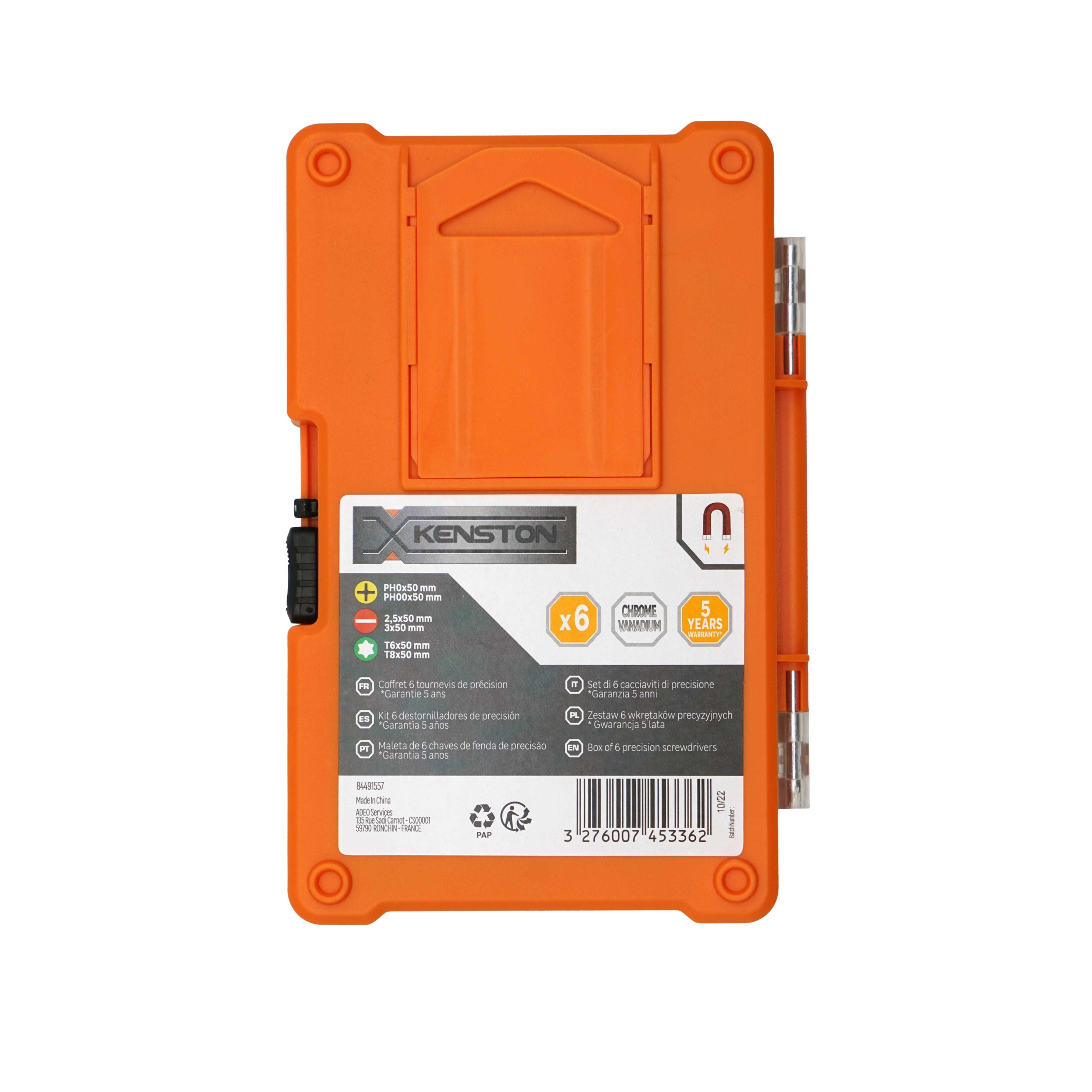 JUEGO 6 DESTORNILLADORES DE PRECISIÓN KENSTON - 2