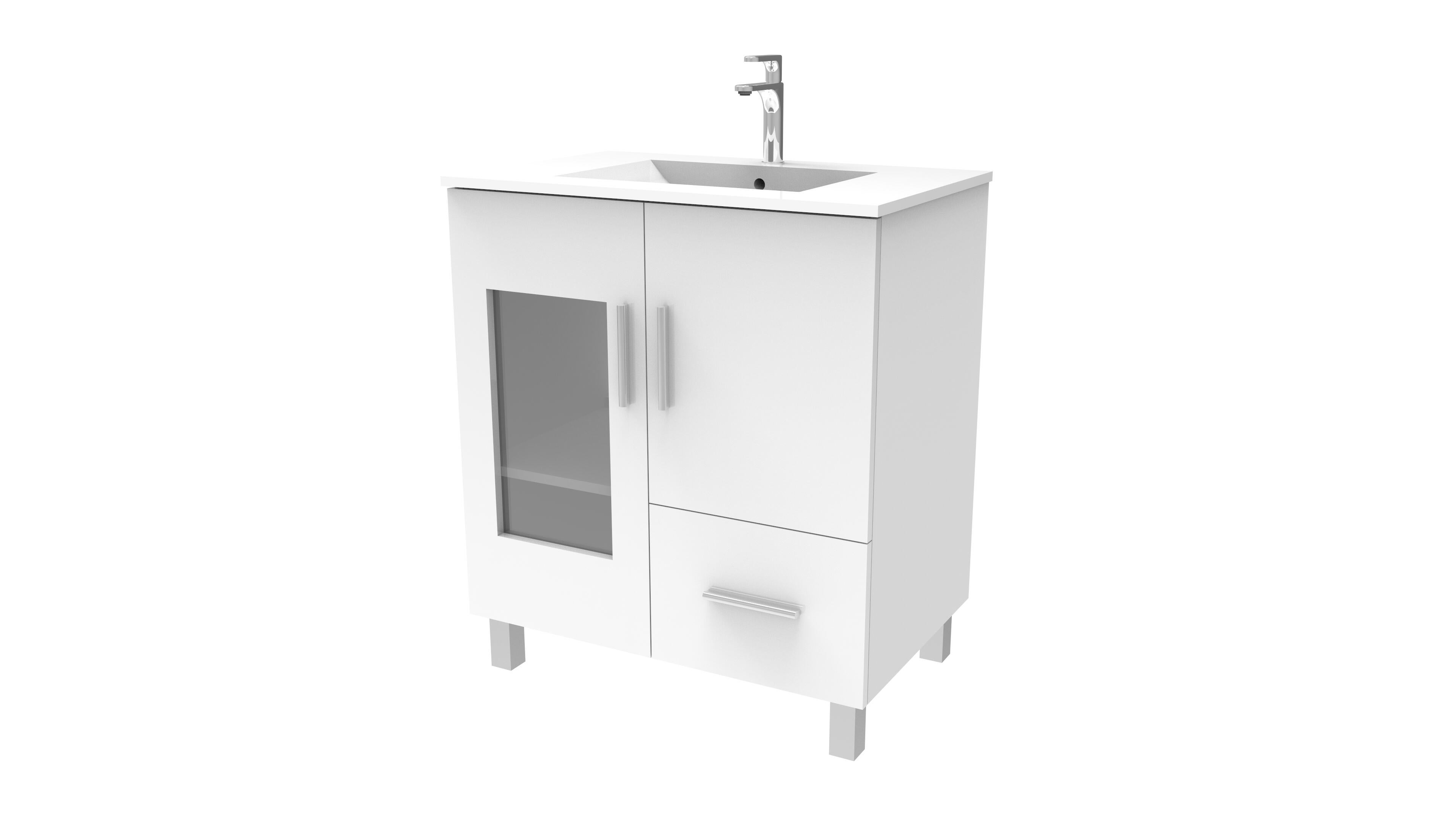 CONJUNTO MUEBLE DE BAÑO CALIPSO BLANCO 81X45,2CM - 2