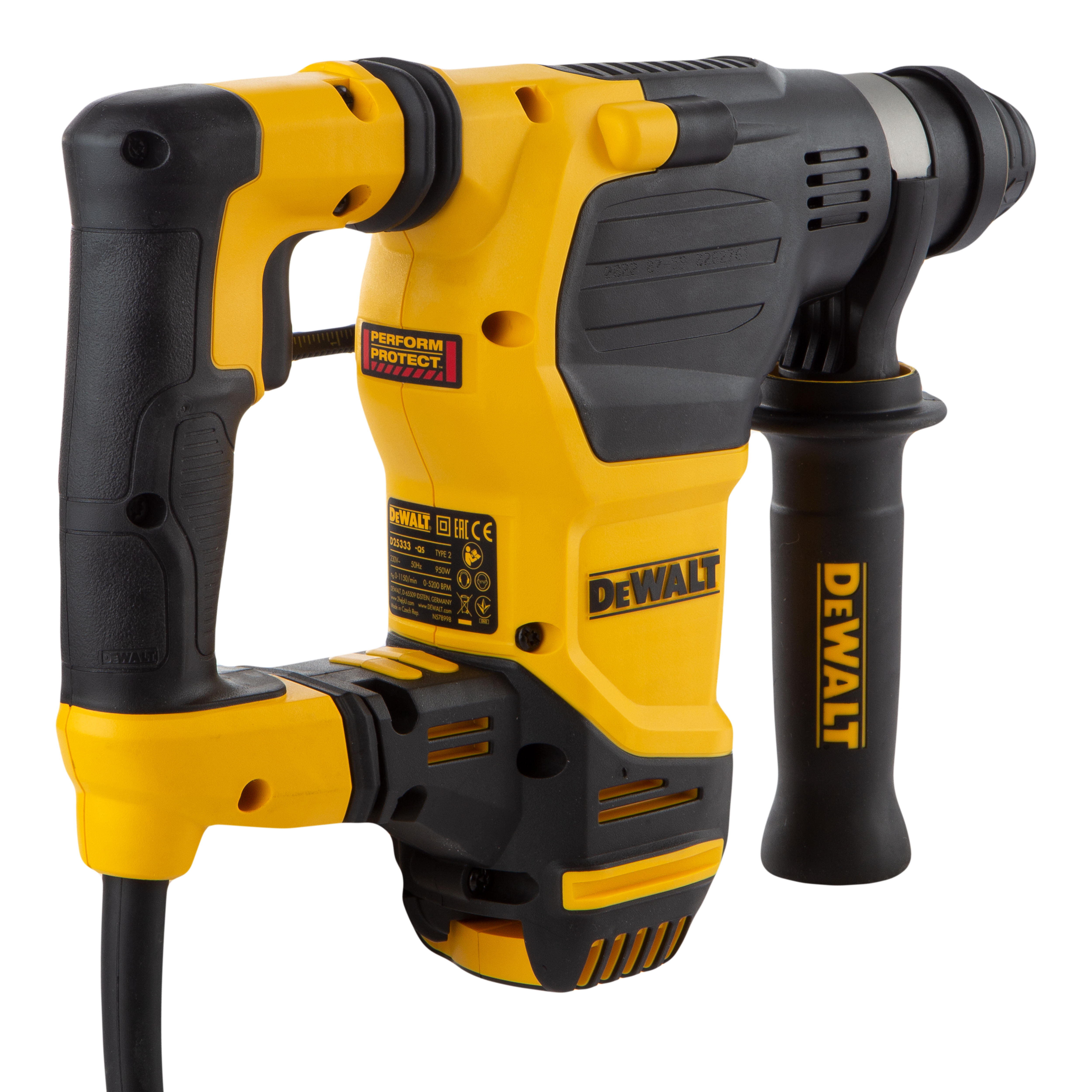 MARTILLO COMBINADO DEWALT D25333K 950W 3.5J - 5