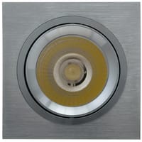 ARO DE EMPOTRAR ALUMINIO CUADRADO BASCULANTE INOXIDABLE - 2