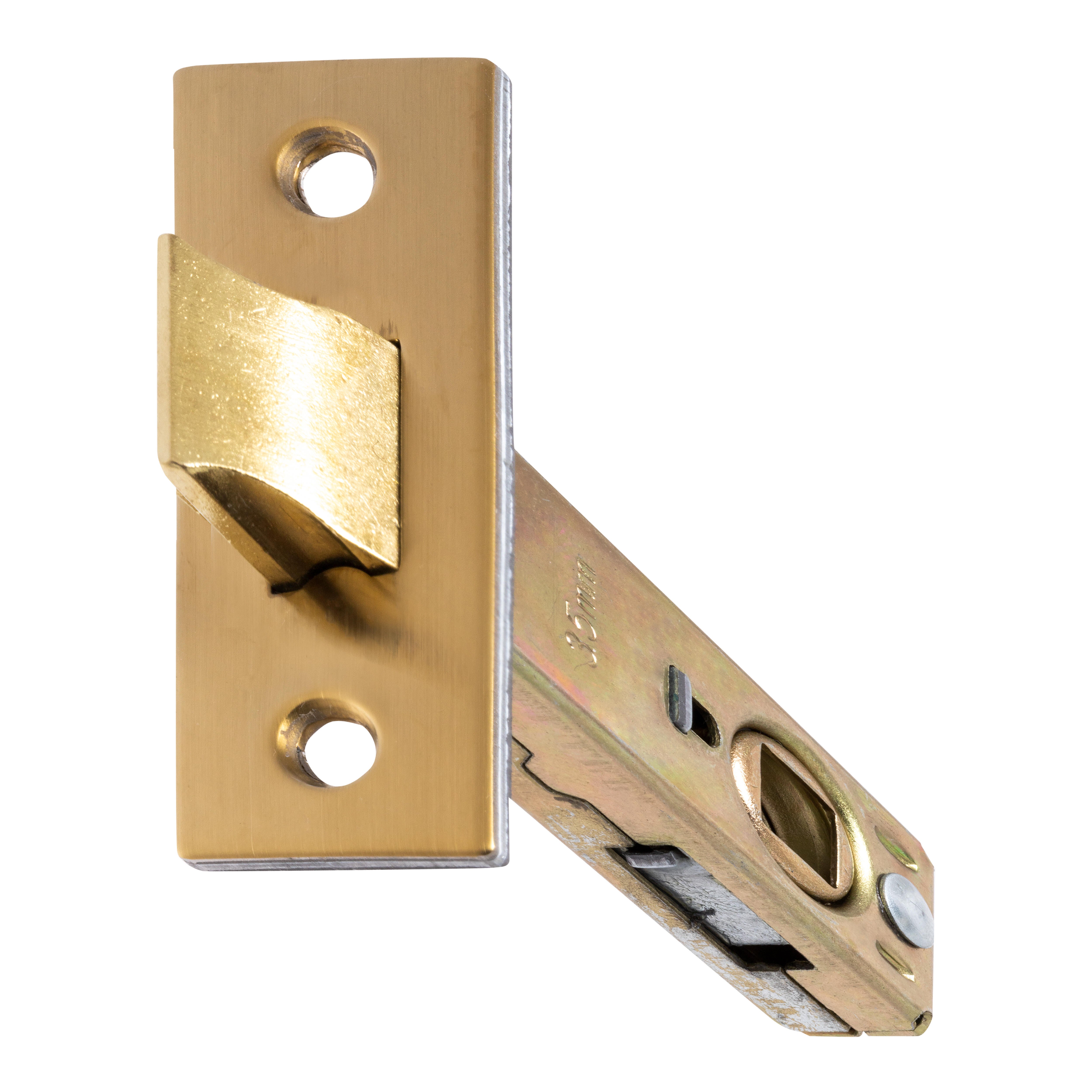 PICAPORTE TUBULAR 35  MM. CANTO RECTO  LATON  - 3