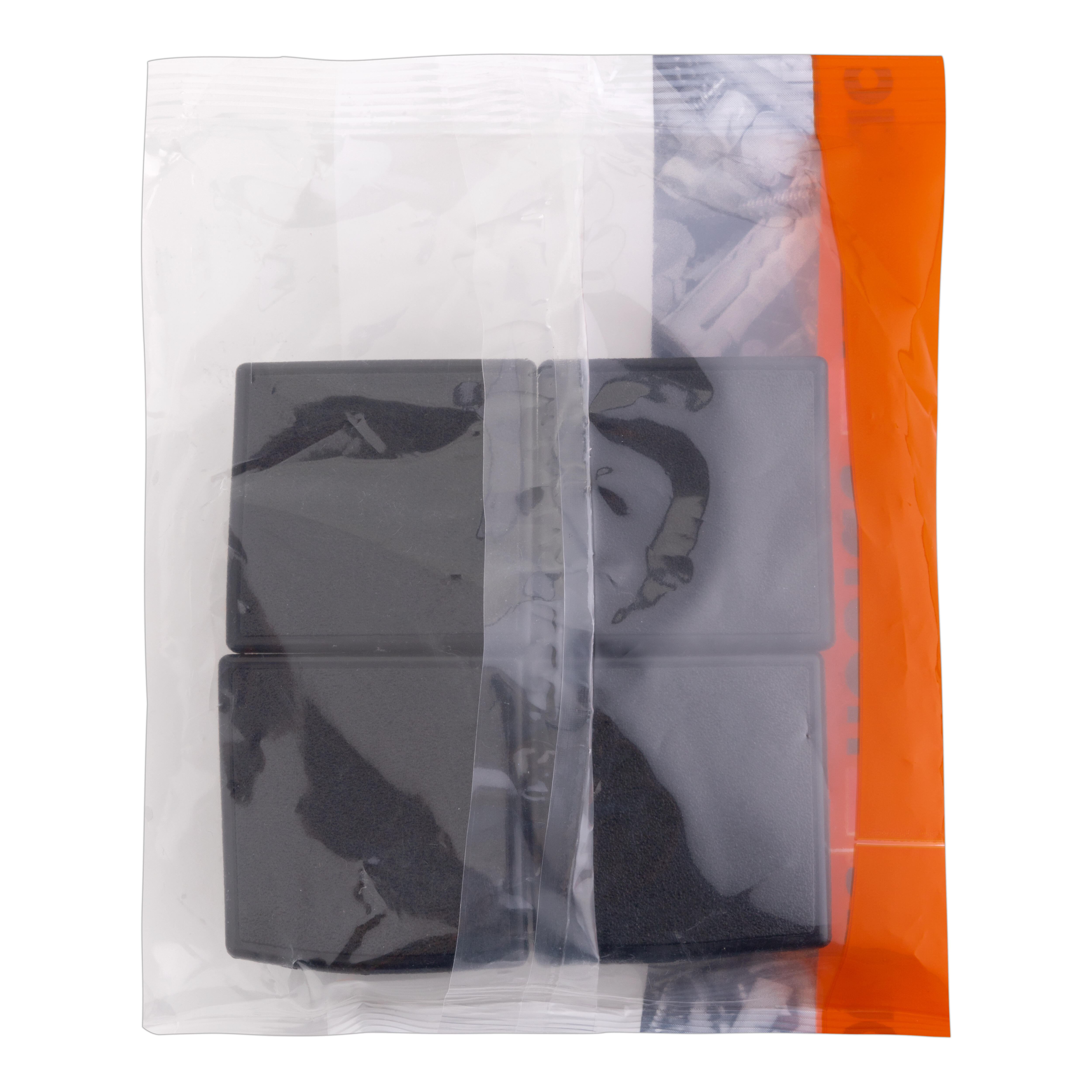 CONTERA PLASTICO EMBUTIR 50 X50 MM NEGRA 4 UDS - 2