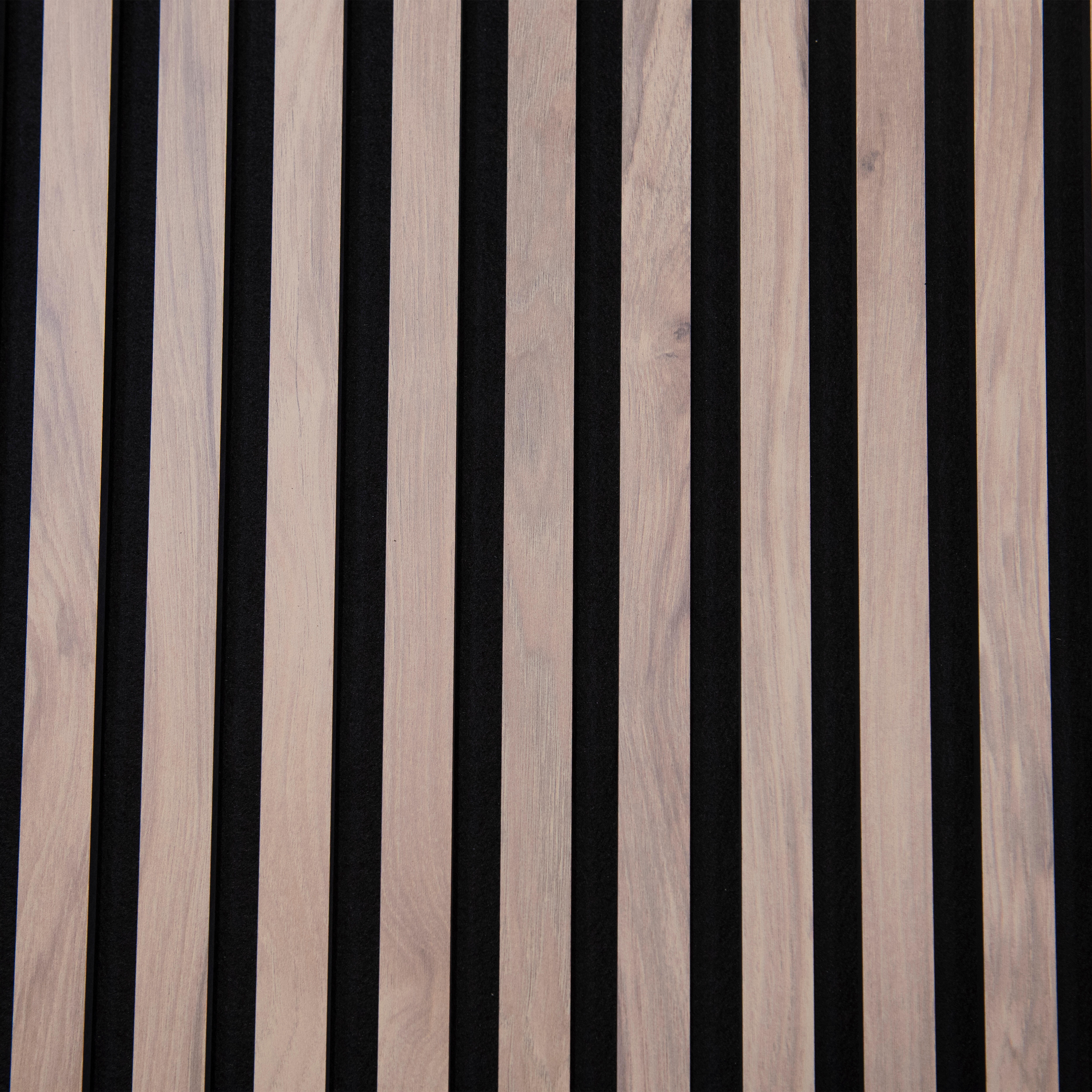 REVESTIMIENTO ACÚSTICO DE LISTONES MELAMINA ROBLE 260X57.2X1.5 CM - 2