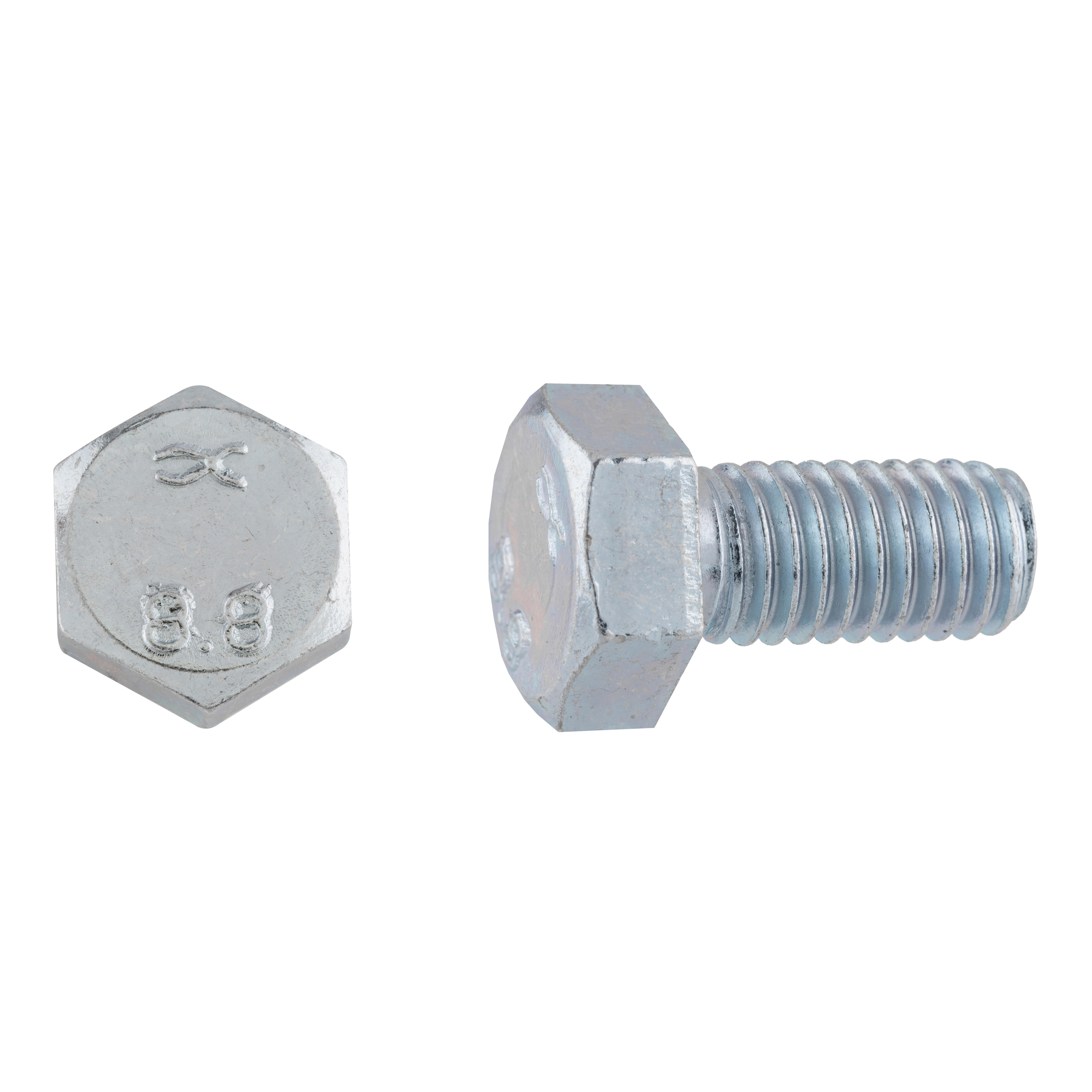 TORNILLOS MÉTRICOS HEXAGONALES PARA METAL CINCADOS 8X16MM. 200UDS - 3