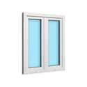 VENTANA PVC OSCILOBATIENTE BLANCA 100X120CM - 3