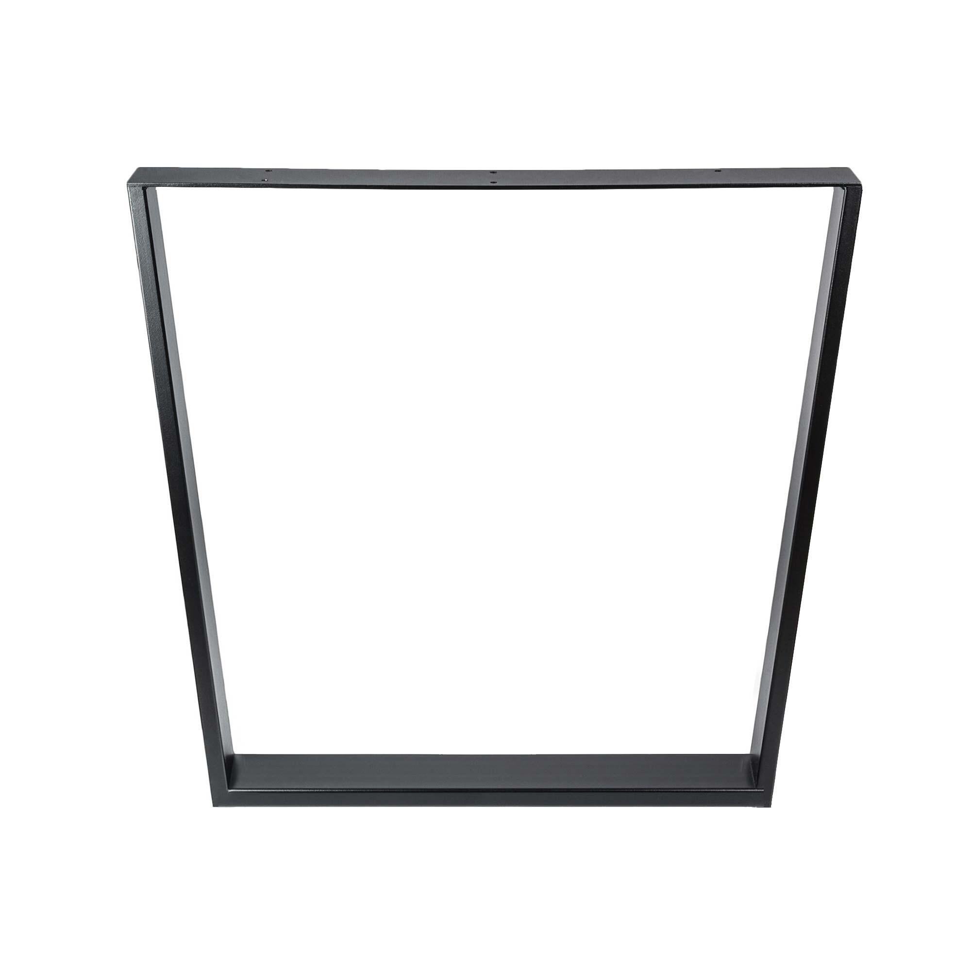 PATA ACERO TRAPECIO INVERTIDO 71.2X78X8CM NEGRO - 7