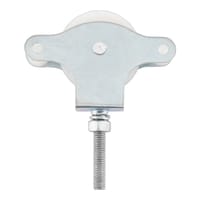 POLEA TENDEDERO CON TORNILLO M 6 X 40  MM. 2 UDS. - 2