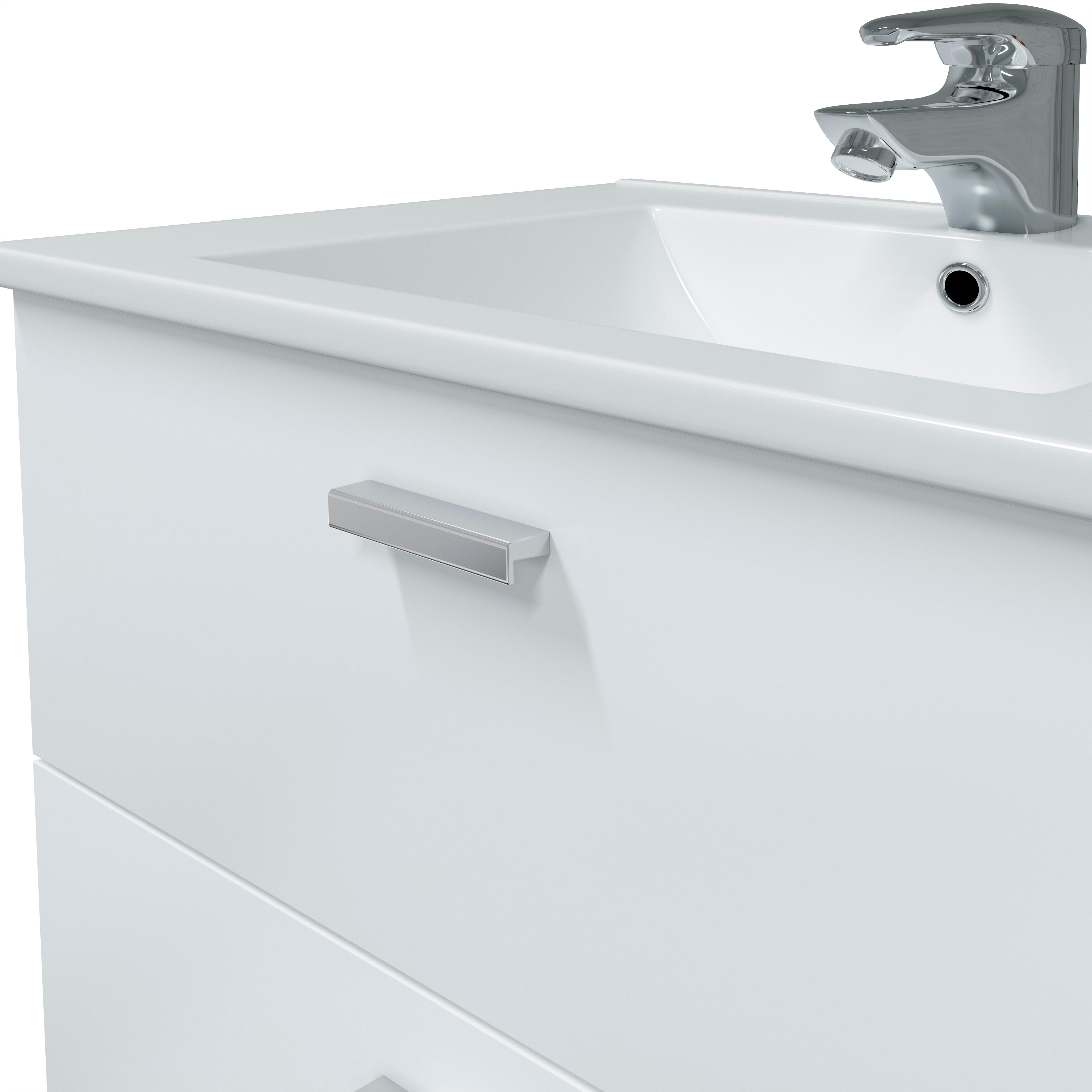 MUEBLE DE BAÑO ECO BLANCO 70X45CM 2 CAJONES - 3