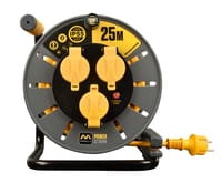 ENROLLACABLE EXTERIOR 3 TOMAS CABLE 3X1.5MM2 25 METROS IP55 - 4