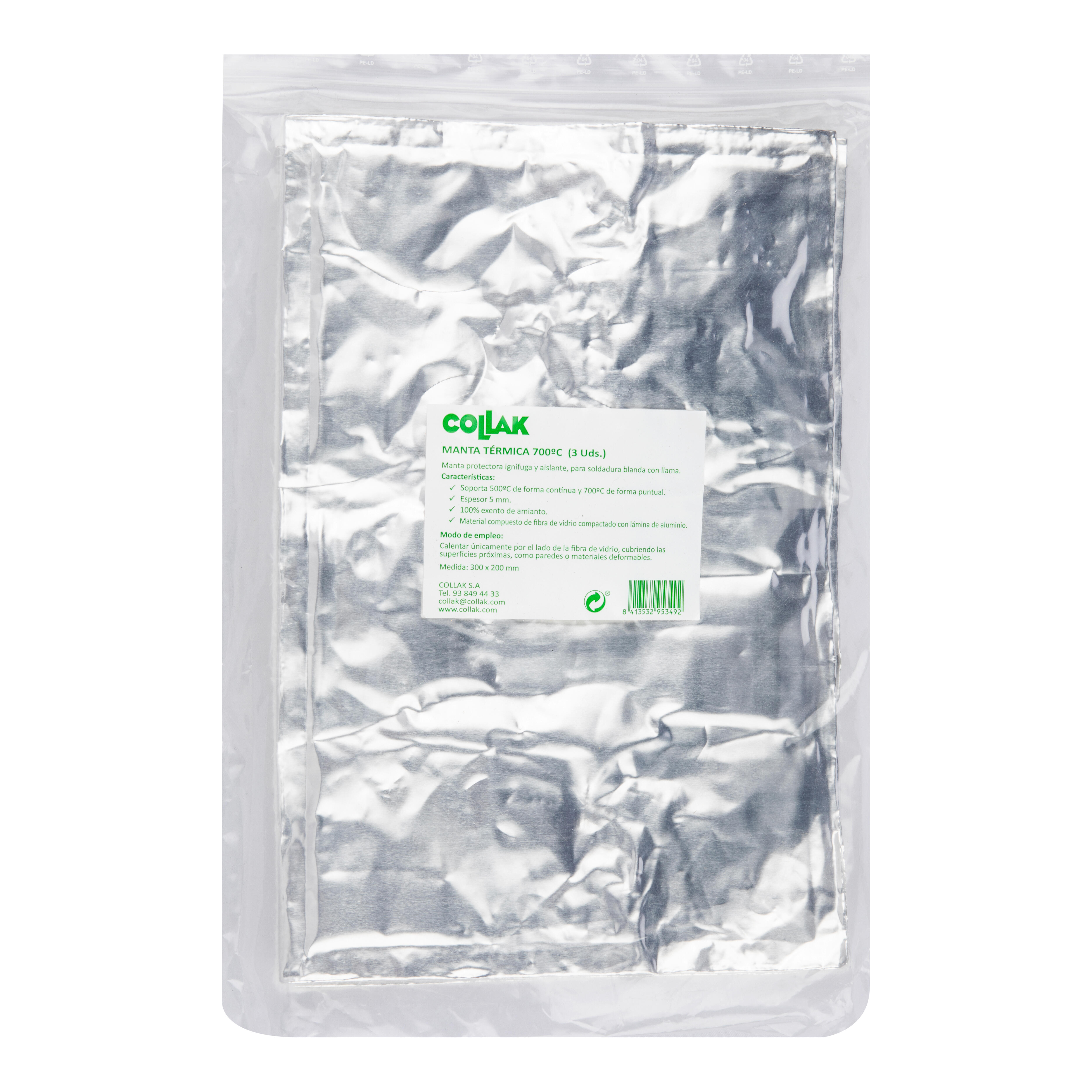 ECOMANTA 650º C 3 UNIDADES - 2