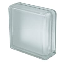 BLOQUE VIDRIO SATINADO 19X19X8CM - 2