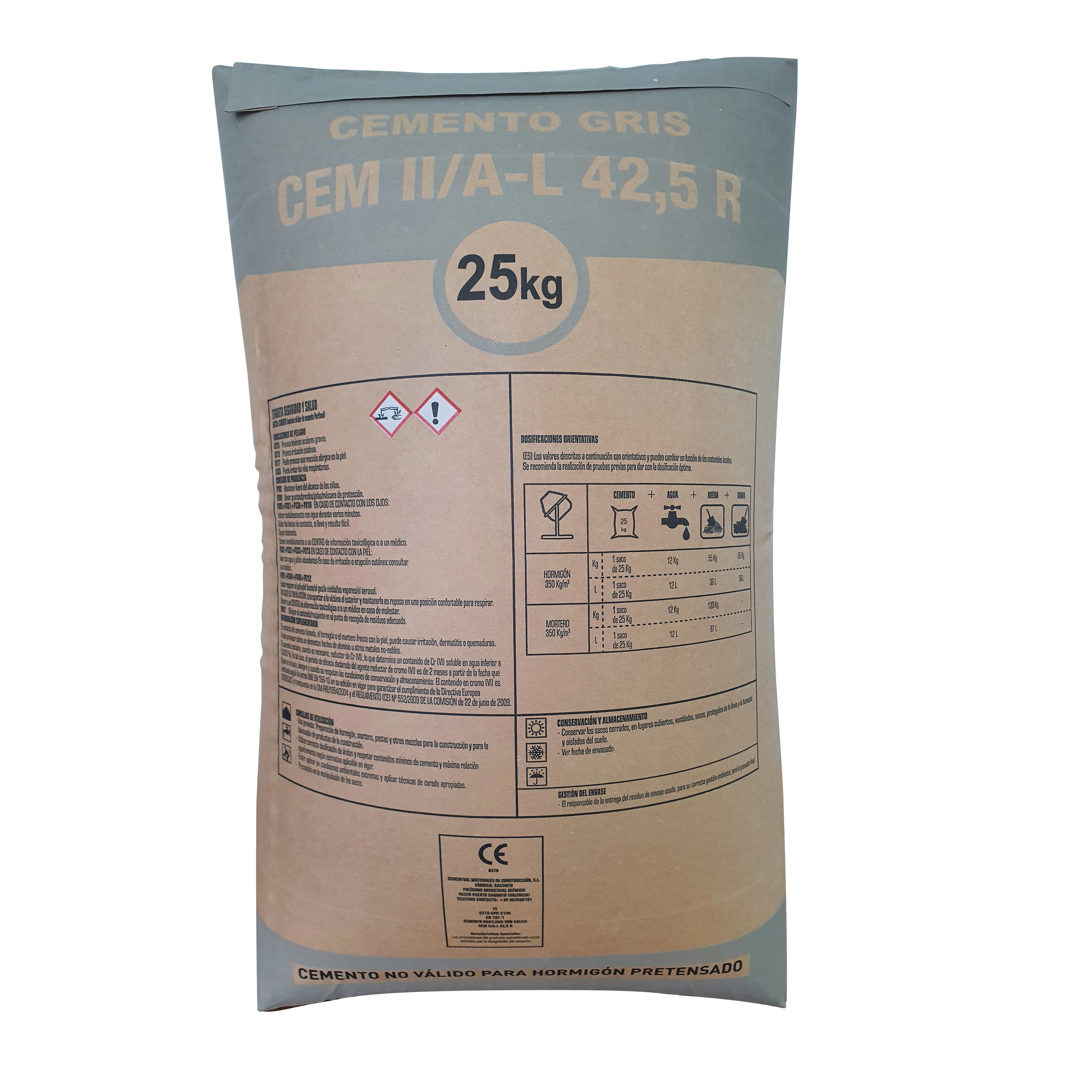 CEMENTO GRIS 42,5R 25 KG - 3