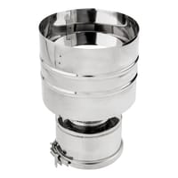 SOMBRERETE INOXIDABLE PARED DOBLE 80MM - 1