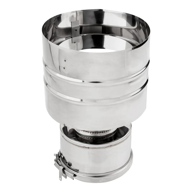 SOMBRERETE INOXIDABLE PARED DOBLE 80MM - 1