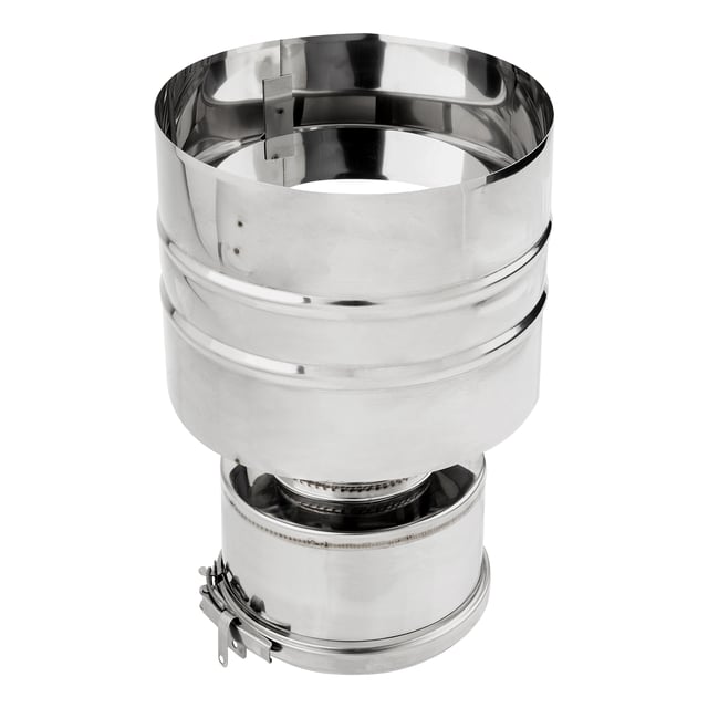 SOMBRERETE INOXIDABLE PARED DOBLE 80MM