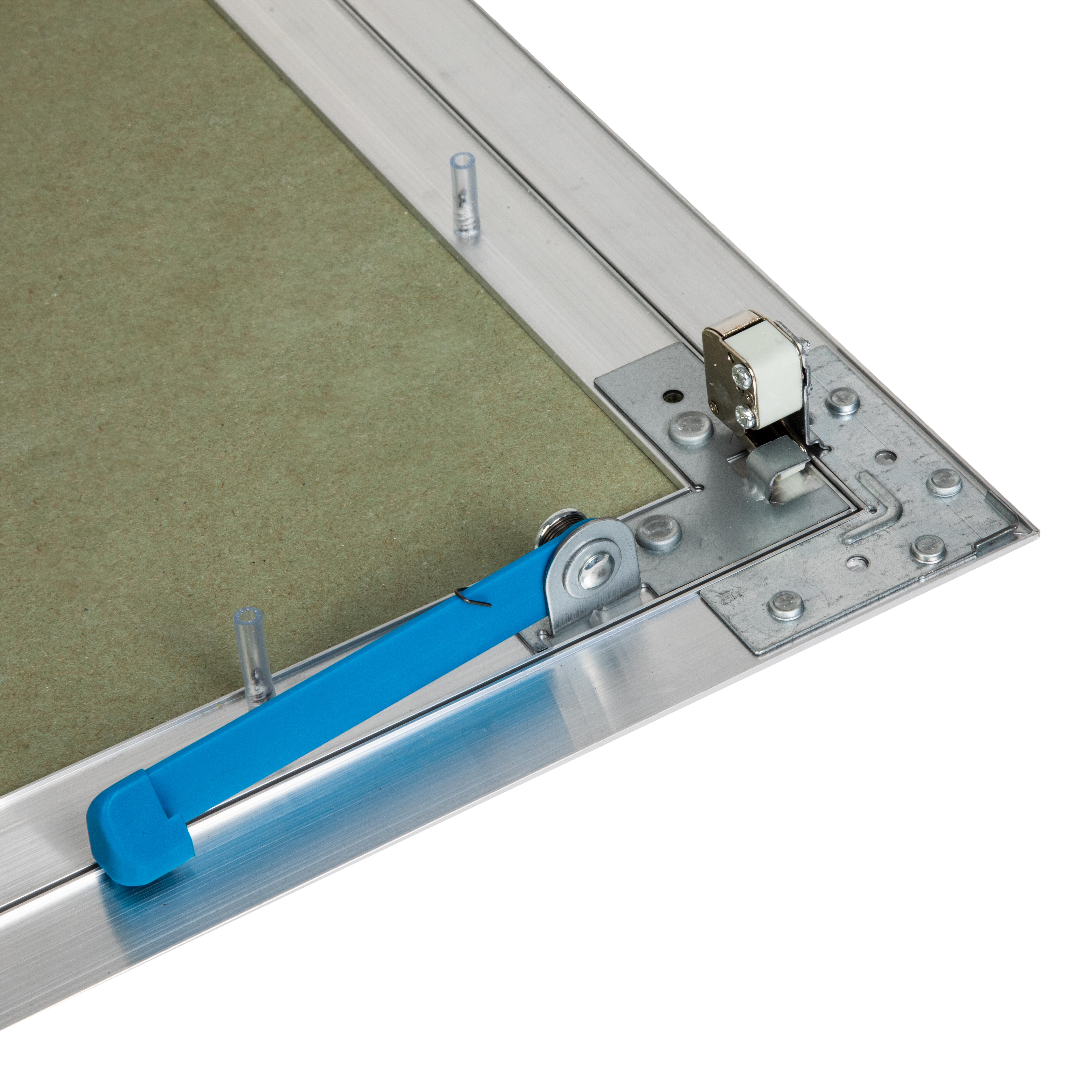 TRAMPILLA DE INSPECCIÓN MARCO ALUMNIO Y PLACA DE YESO HIDRÓFUGA 50x50 CM - 4