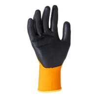 GUANTE NYLON / NITRILO FOAM TACTIL NARANJA T9 JUBA H4120/9 - 2