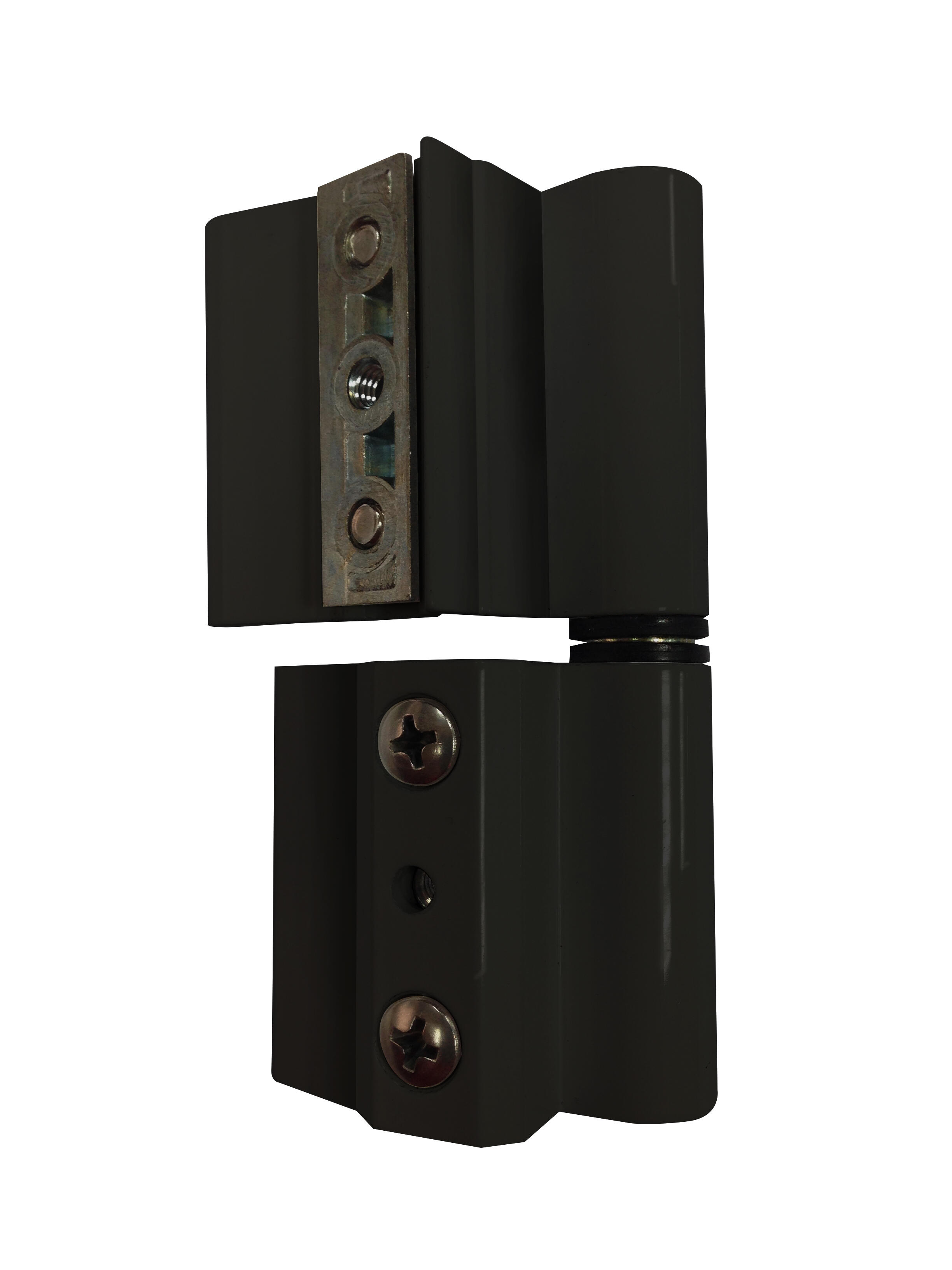 BISAGRA PARA VENTANA ALUMINIO PERFIL CONVENCIONAL NEGRA. 2 UDS - 2