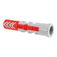 TACO UNIVERSAL DE NYLON DIÁMETRO 12MM LONGITUD 60MM FISCHER DUOPOWER 6UDS - 3
