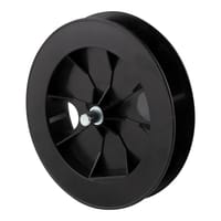 POLEA PERSIANA DE PVC CON ESPIGA PARA EJE  60  MM Y CINTA DE 22  MM - 2