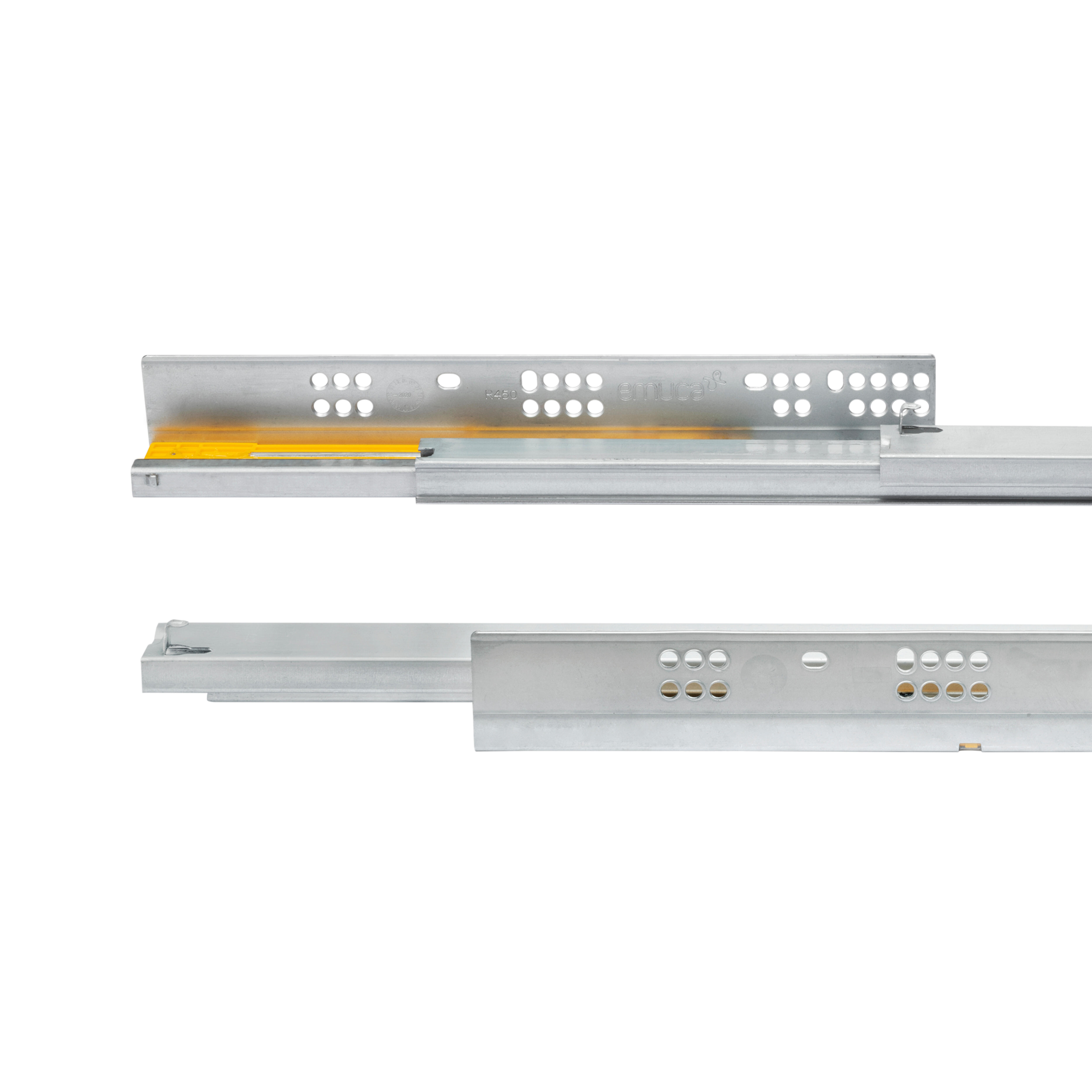 GUÍA PARA CAJÓN 50CM GALVANIZADA FIJACIÓN OCULTA - 5