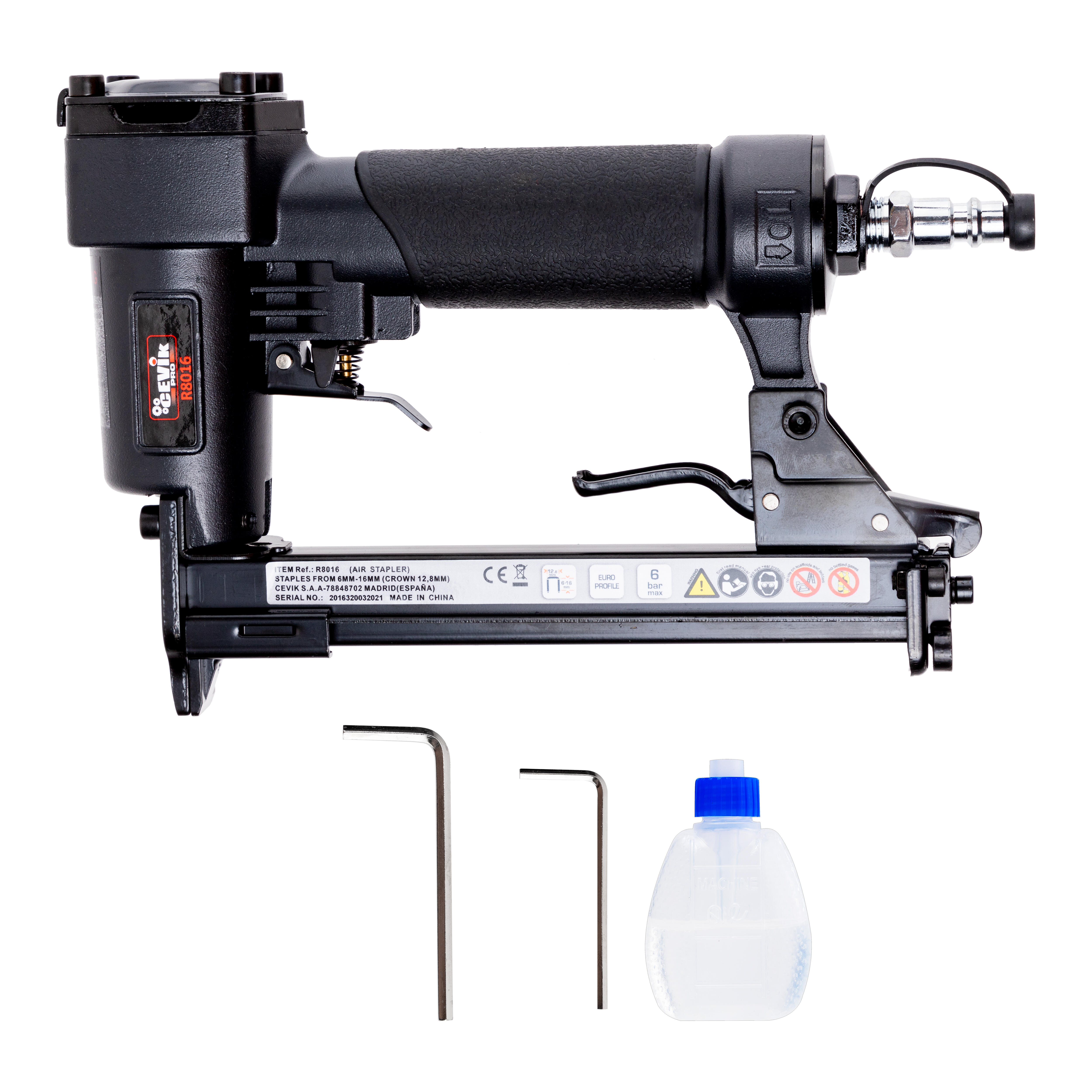GRAPADORA NEUMÁTICA GRAPAS 6 - 16 MM R80/16B - 6