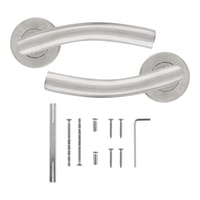 JUEGO DE MANILLA ROSETAS ACERO INOXIDABLE  8871 - 3