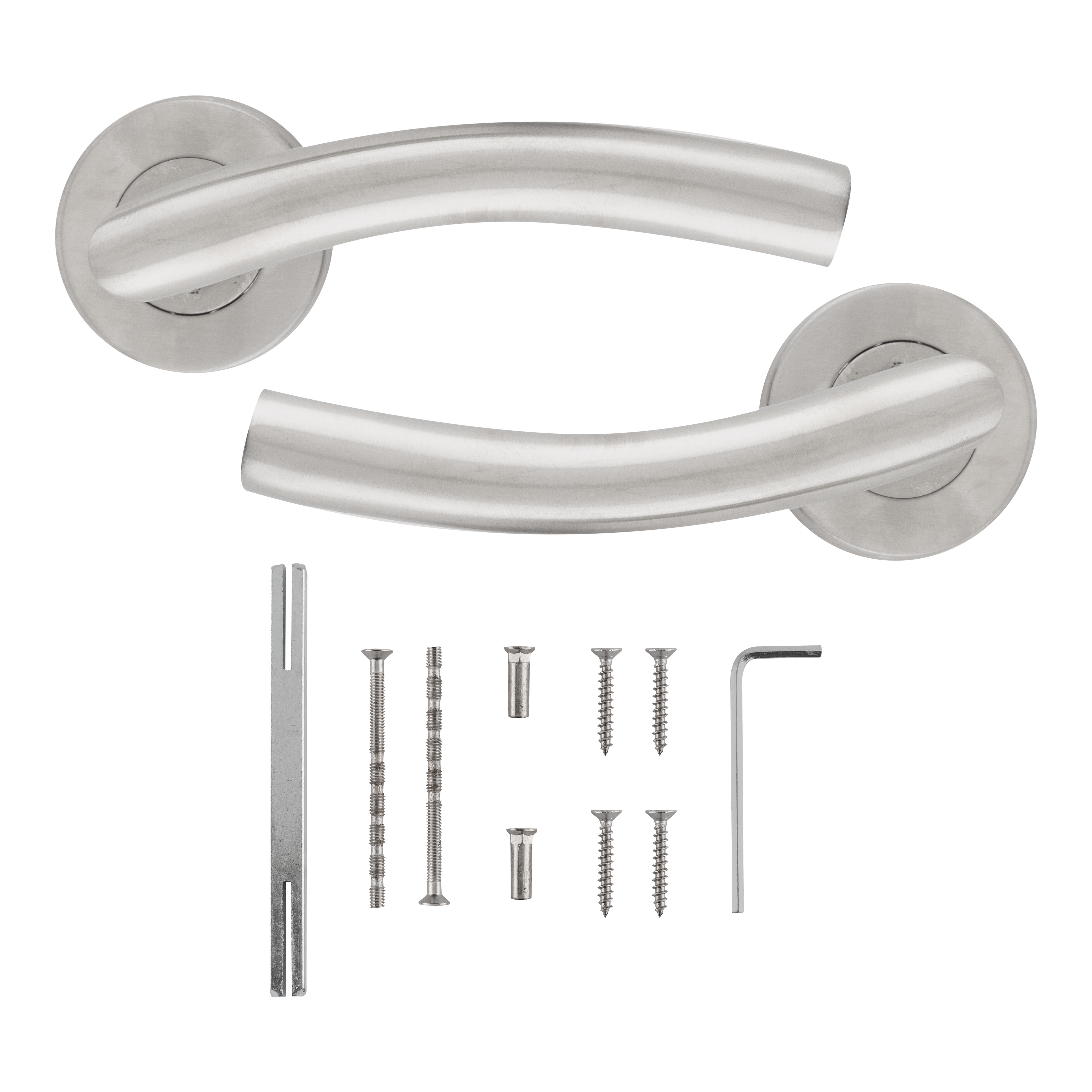 JUEGO DE MANILLA ROSETAS ACERO INOXIDABLE  8871 - 3