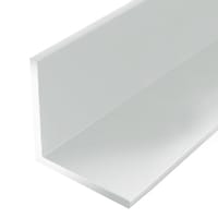 ANGULO ALUMINIO LACADO BLANCO 25X25X1,3MM 2,6M - 2