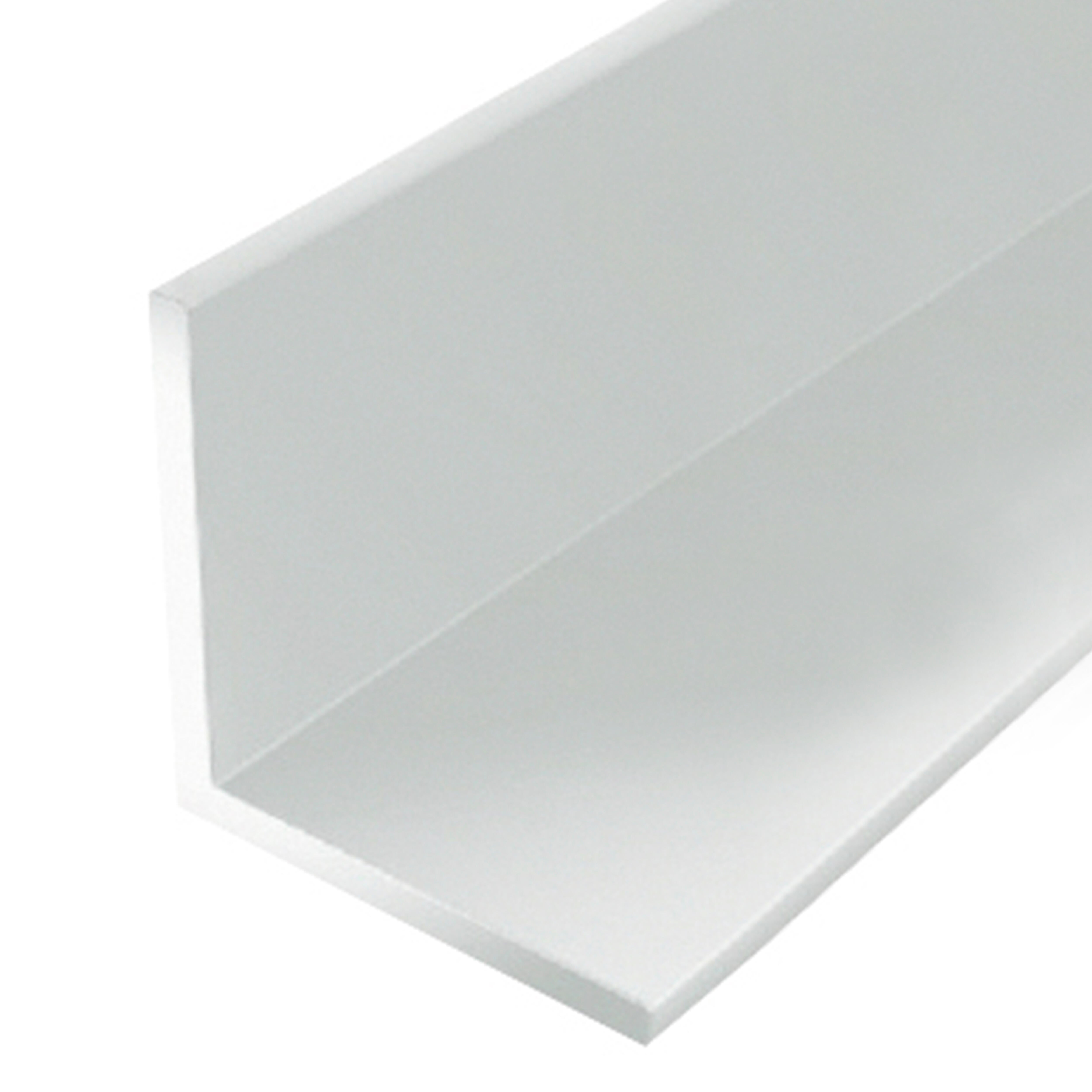 ANGULO ALUMINIO LACADO BLANCO 40X20X1,3MM 2,6M - 2