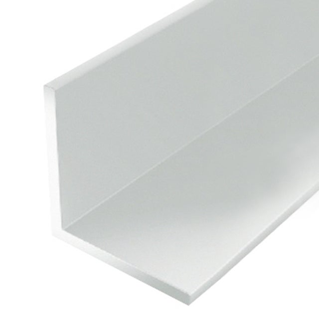 ANGULO ALUMINIO LACADO BLANCO 10X10X1,3MM 2,6M