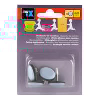 PATIN DESLIZANTE TEFLÓN DE CLAVAR REDONDO  22 MM GRIS. 4 UDS - 2