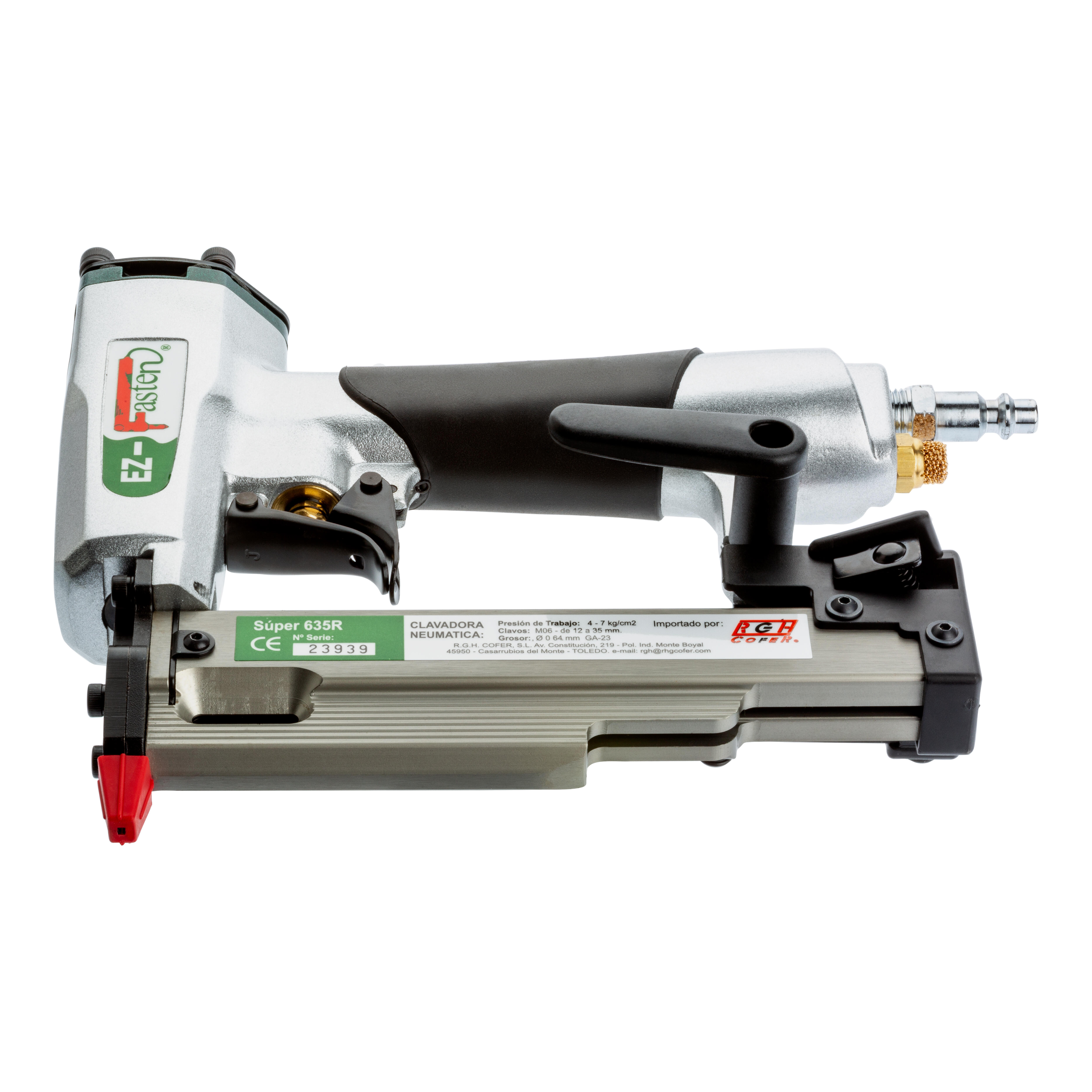 CLAVADORA NEUMÁTICA CLAVOS Y PINS Ø 0,64 MM HASTA 35 MM SUPER 635R - 5