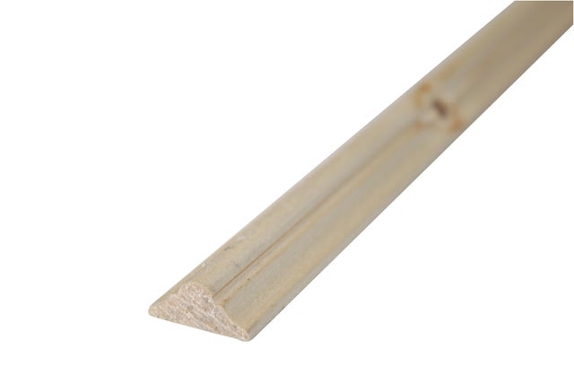 MOLDURA JAMBA MADERA ABETO NATURAL 2400 X 40 X 10 MM