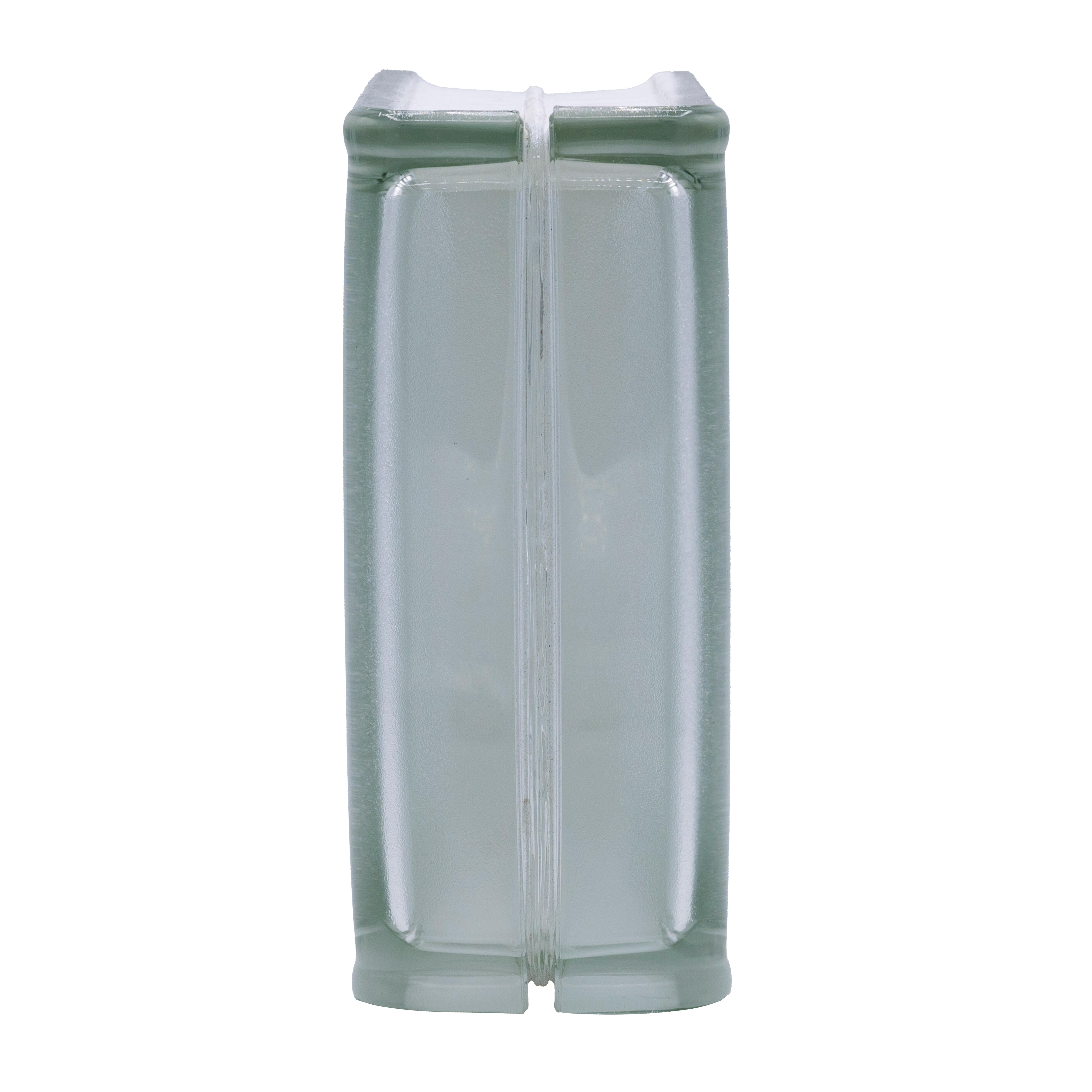 BLOQUE VIDRIO SATINADO 19X19X8CM - 3