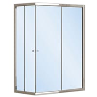 MAMPARA DE DUCHA RECTANGULAR CORREDERA CATANIA PRO 70X90CM CROMO - 2