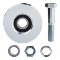 RUEDA PARA PUERTA CORREDERA  80  MM. PARA PERFIL V - 3