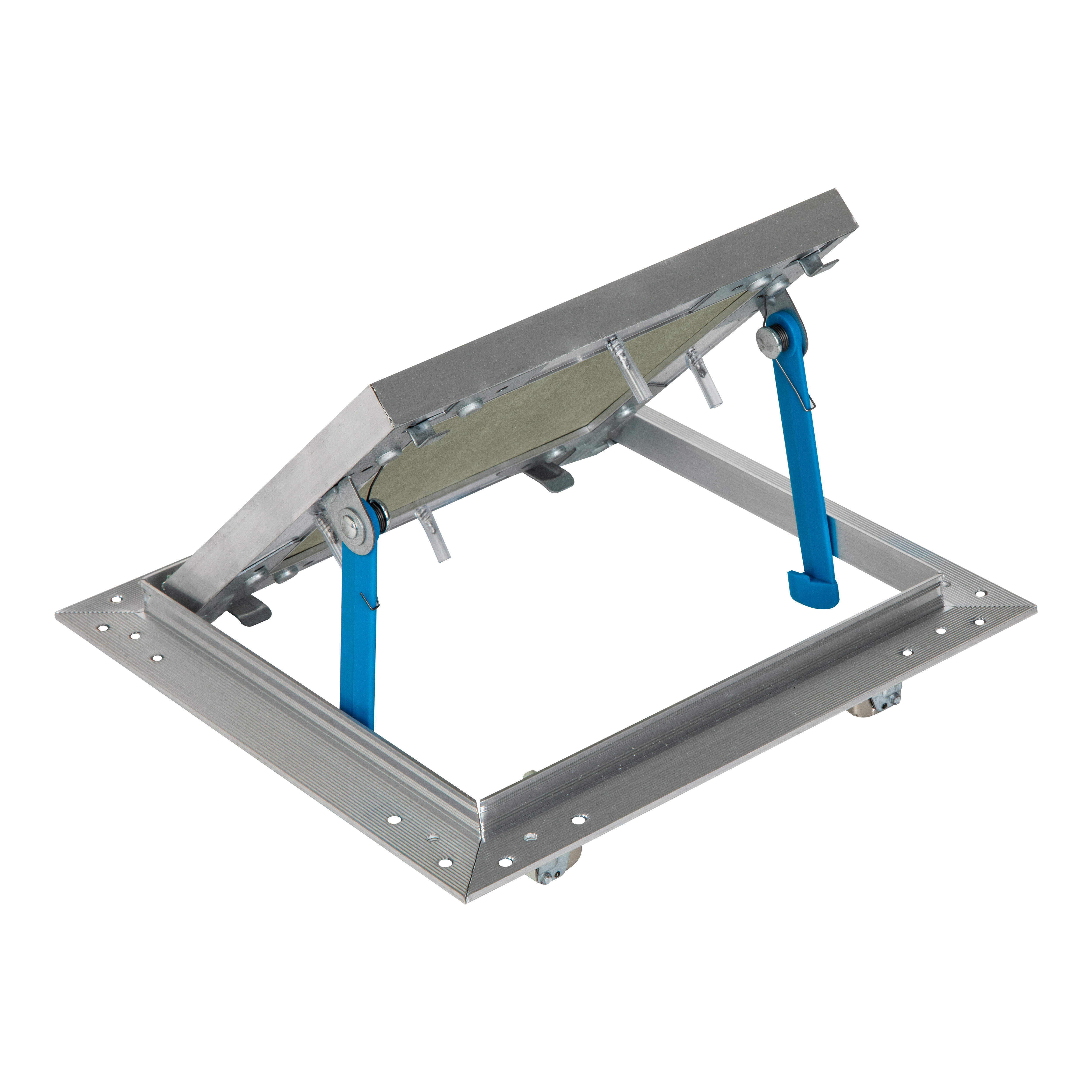 TRAMPILLA DE INSPECCIÓN MARCO ALUMNIO Y PLACA DE YESO HIDRÓFUGA 20X20 CM - 3